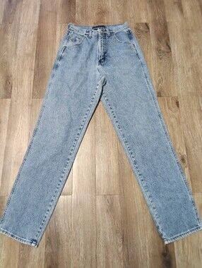 Vintage Wrangler SilverLake High-Rise Light Wash Women's Straight Jeans